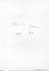 Historisches Foto (Rückseite) von Galatheites britmelanarum (Robins & Klompmaker, 2019) (NHMW-AFW-GEO-BACHMAYER-FOTO-1990-0041-1360)